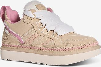 UGG Niedrige Sneaker mit Schn&uuml;rung aus besticktem Wildleder Lowmel Meadow