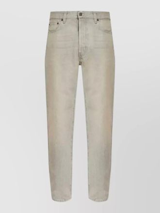 Haikure cotton slim straight-leg jeans