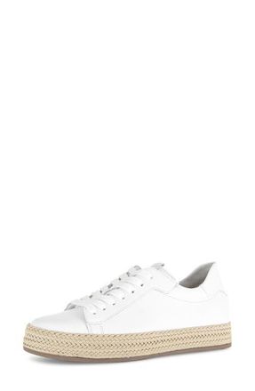 Gabor 83.270 Platform Sneaker in White at Nordstrom, Size 7.5Us