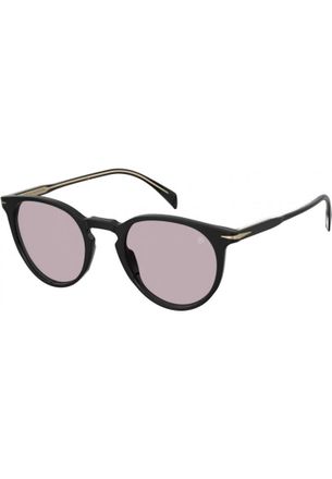 David Beckham Womens DB1139 S 51 807 KE Sunglasses - Black - One Size