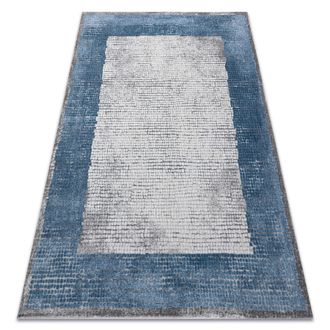 RugsX Rugsx - Alfombra Noble Moderna 9730 68 Marco Vintage - Structural Dos Niveles De Vell&oacute;n Crema / Azul Beige 160x220 Cm