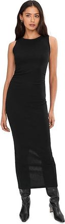 AllSaints Katarina Dress Womens Dress Black : UK 14 (US Womens 10), Cotton/Elastane