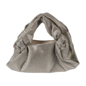 Giuseppe Di Morabito Tassen, Dames, Beige, ONE Size, Polyester, Handtas met kristallen