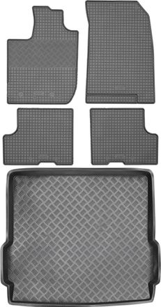 OEM Dacia Duster Ii Suv De 2017 - Juego De Alfombrillas De Goma Para Coche + Alfombrilla Para Maletero