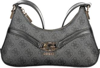 Guess Nero Poliuretano Women Shoulder Womens Bag