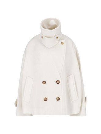 Chlo&eacute; Cappotto Corto In Lana Vergine