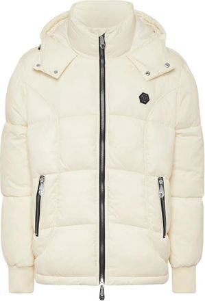 Philipp Plein Heren, Jassen, Beige, Maat: M Nylon