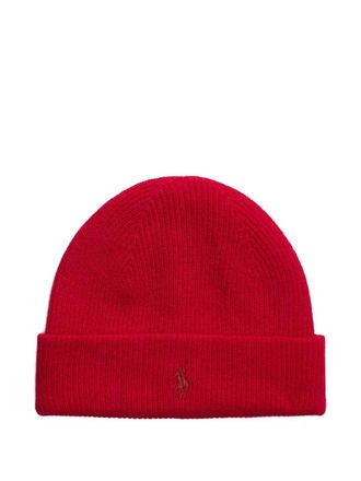 Polo Ralph Lauren Muts met geborduurd logo - Rood