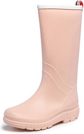 Pangolin Womens Wellingtons Boots Non Slip Outdoor Garden Lightweight Rubber Wellies Boots Waterproof Boots Water Rain Shoes Pink 7.5 UK