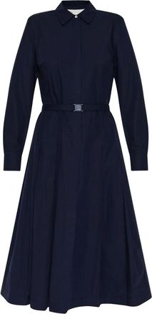 Tory Burch Abito midi con cintura - Blu