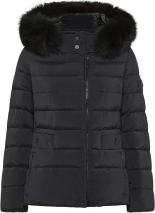 Peuterey Down Jackets, female, Black, 3XL, Bomber Jacket