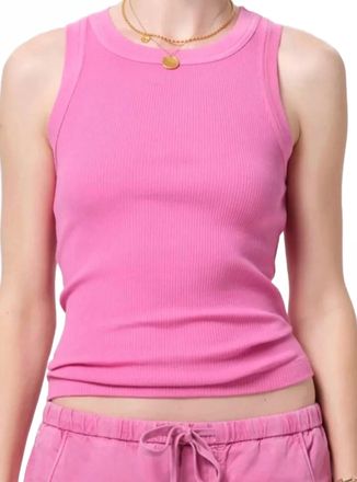 Citizens Of Humanity Isabel Rib Tank In Rapsberry