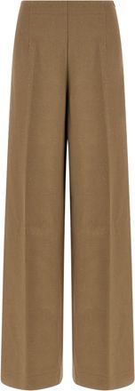 Herno Brown Viscose Casual Womens Pants