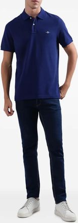 GANT Polo con logo - Blu