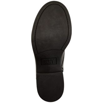 DKNY Talma Lace-Up Combat Boot High Shine Calf Black K3390379 Womens