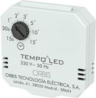 Orbis Orbis - Ob200007 Temporizador De Escalera Para Caja De Registro Tempo Led