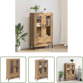 vidaXL Mobile - Credenza Corona Rovere artigianale 69,5 x 31 x 115 cm