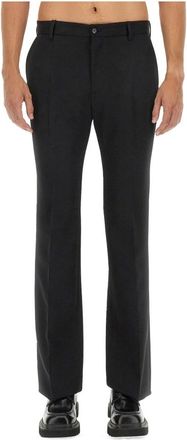 Dolce & Gabbana Rechte Broek - Heren - Straight fit broeken - Zwart - M - Broeken