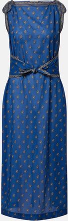 D&ocirc;en D&ocirc;en Vestido midi Amorette de algod&oacute;n estampado