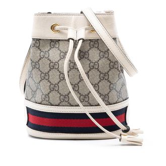 Gucci Pre-owned Gucci Mini GG Supreme Web Ophidia Bucket Bag Ladies 718TBL7JTTCO76W2