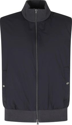 Herno Vest in Nylon Ultralight and Ecoage - Heren - Bodywarmers - Blauw - 2XL - Nylon - Jassen