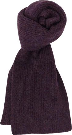 Dries Van Noten Bufanda de Punto Acanalado - Accessories - Hombre - P&uacute;rpura - ONE SIZE