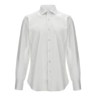 Barba Journey Shirt - Heren - Zakelijke Overhemden - Wit - 5XL - Katoen - Overhemden