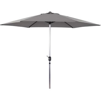 Habitat et Jardin Parasol De Jard&iacute;n De Aluminio - Sol - Circular - &Oslash; 3m - Gris