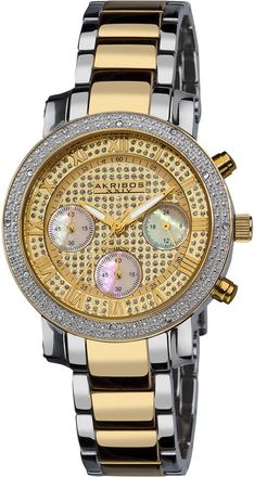 Akribos XXIV Akribos Xxiv Womens Grandiose Diamond Watch