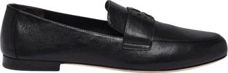 Tory Burch Mocassino - Dames - Loafers - Zwart - 39 1/2 EU - Leer - Schoenen