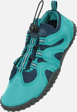 Mountain Warehouse Womens Mountain Warehouse Womens/Ladies Adjustable Water Shoes - Blue/Green - Size: 6