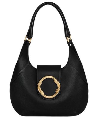 Rebecca Minkoff Snake Ring Crescent Leather Shoulder Bag