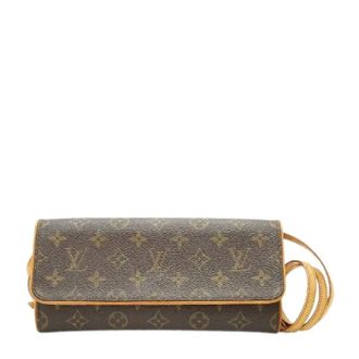 Louis Vuitton Pre-owned Clutches, female, Brown, Size: ONE SIZE Pre-owned Monogram Twin Pochette GM