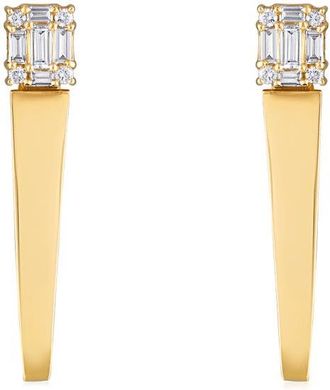 Mindi Mond Clarity Diamond Icicle Earrings in 710 at Nordstrom