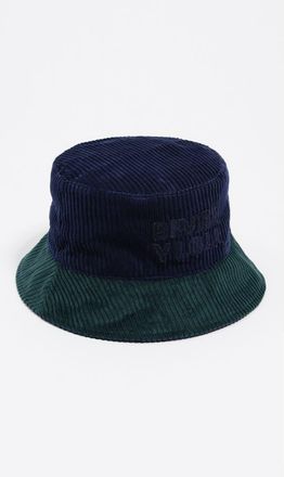 Bimba & Lola Two-tone bucket hat in Navy at Nordstrom, Size Medium