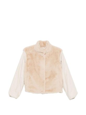 Herno Beige Mock Collar Jacket