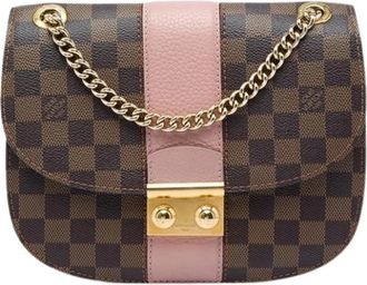 Louis Vuitton Pre-owned The Wight Shoulder Bag - Dames - Vintage Schoudertas - Bruin - ONE Size - Leer - Vintage