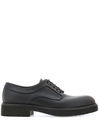 Ferragamo Derby con logo - Nero