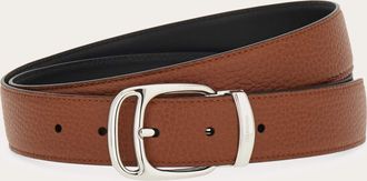 Ferragamo Men Reversible and adjustable belt Brown