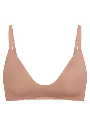 SKIMS Wireless Stretch-jersey T-shirt bra - Light Brown - 36DDD