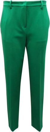 Pinko Groene Pauline Broek Gemaakt in Itali&euml; - Dames - Slim Fit Broeken - Groen - M - Broeken
