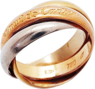 Cartier Yellow Gold (18K) Pink Gold (18K) White Gold (18K) Band Ring (Pre-Owned)