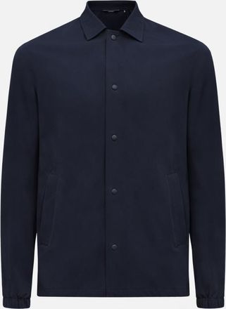 Genti Monogram Overshirt | Donkerblauw