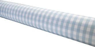 cofan Cofan - Rollo De Mantel Antimanchas Cuadros Azules 1,40 X 20 M