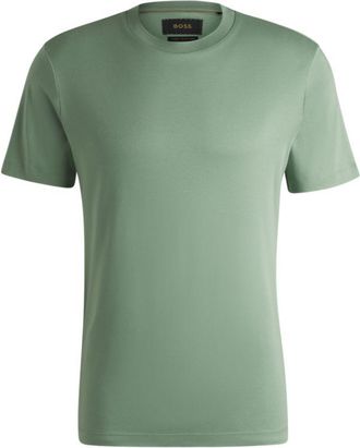 BOSS Mercerised-cotton T-shirt in a regular fit