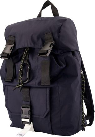 A.P.C. Mens Trek 2.0 Backpack Navy Nylon