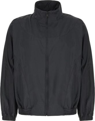 Givenchy Couture Seam Track Top met Cut-Out Details - Heren - Zomerjassen - Zwart - XL - Katoen - Jassen