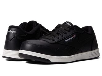 Reebok Club Memt Work SD10 Comp Toe Womens Shoes Black/White : 10.5 B - Medium, Leather