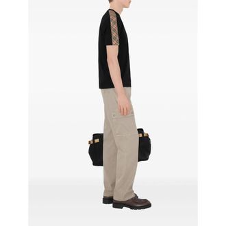 Burberry Equestrian Knight Motif T-Shirt - Black