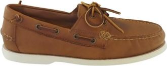 Polo Ralph Lauren Schoenen, Heren, Bruin, 46 EU, Leer, Merton Leren Bootschoen